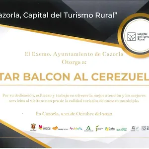 Balcón Al Cerezuelo Cazorla